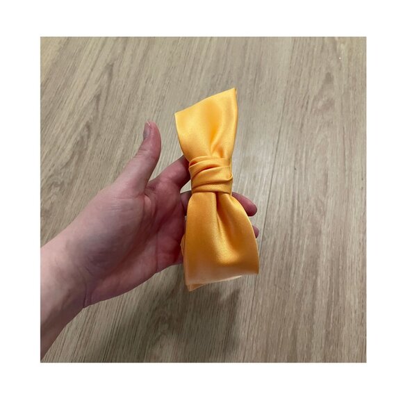 NWOT Eugenia Kim Bow Headband in Mustard Yellow